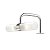 2445/2.Odeon Light.Светильник для зеркала,2*G9 40W,230V,IP44. Хром, матовое стекло