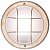 530-712-01 Velante Влагозащищенный накладной светильник, 1*E27 60W 220V IPIP44. Светлое дерево