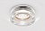 D9160 CL/CH.Ambrella.Встраиваемый светильник MR16. хром, прозрачное стекло, 1*Gu5.3, 50W, 12/220V